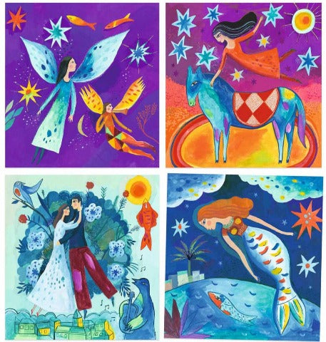 Djeco Art Kit - Inspired By Marc Chagall In a Dream - Treasure Island Toys