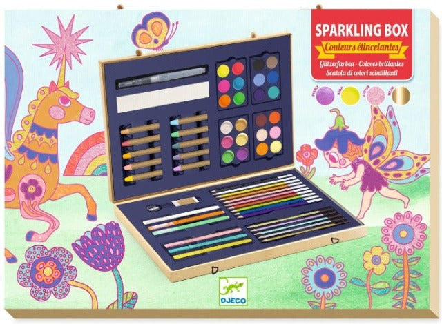 Djeco Art - Box of Sparkling Colours - Treasure Island Toys Toronto Ontario Canada