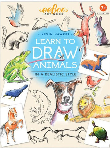 Eeboo Art - Book III Learn to Draw Animals - Treasure Island Toys