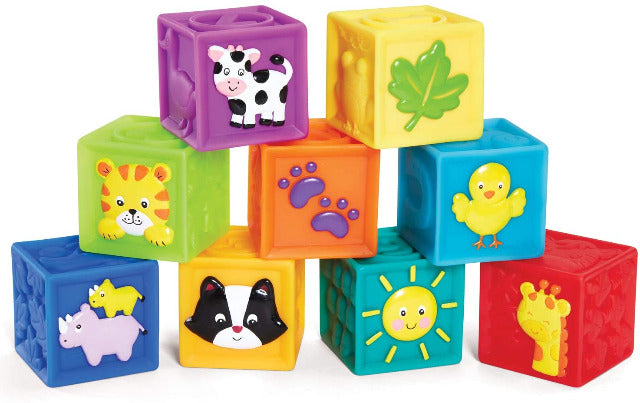 Kidoozie Squeak 'N' Stack Blocks - Treasure Island Toys