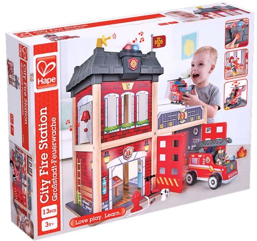 Hape Pretend Fire Station - Treasure Island Toys