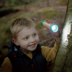 Hape Nature Fun Hand Powered Flashlight - Treasure Island Toys