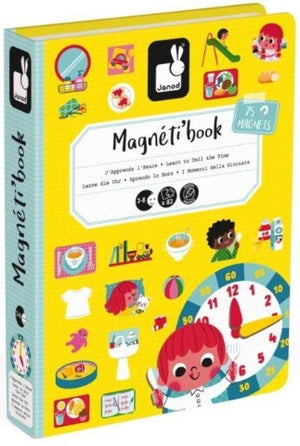 Janod Magneti'book - Learn to Tell Time - Treasure Island Toys