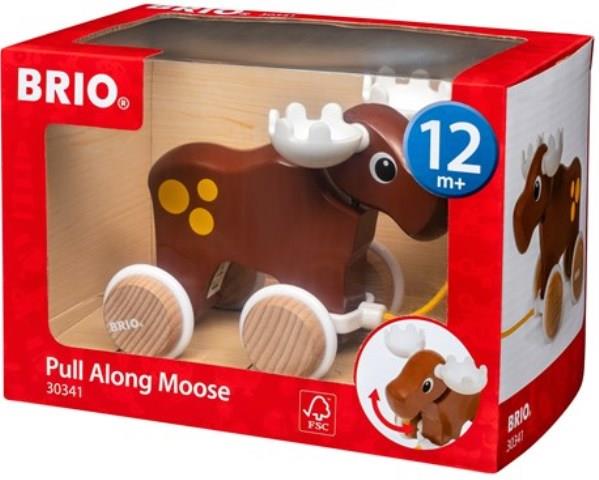 Brio Baby - Pull Along Moose - Treasure Island Toys