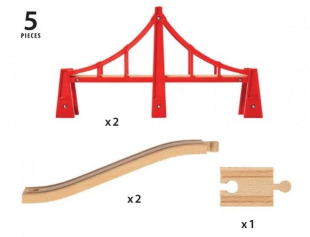 Brio Trains Destinations - Double Suspension Bridge - Treasure Island Toys