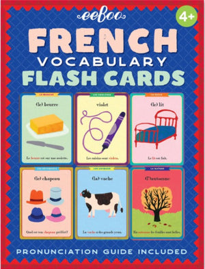 Eeboo Flashcards - French - Treasure Island Toys