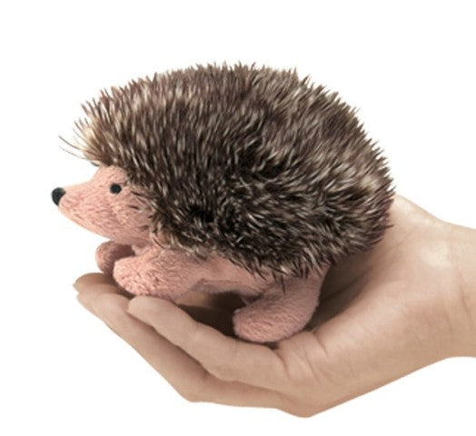 Folkmanis Finger Puppet - Hedgehog - Treasure Island Toys