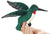 Folkmanis Finger Puppet - Hummingbird - Treasure Island Toys
