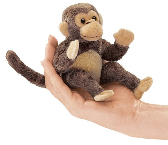 Folkmanis Finger Puppet - Monkey - Treasure Island Toys