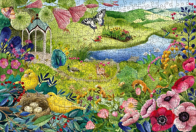 Ravensburger Puzzle Wooden 500 Piece, Garden - Treasure Island Toys