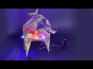 4M Art Holographic Light-Up Origami Unicorn