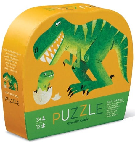 Crocodile Creek Mini Shaped Puzzle Just Hatched, 12 Piece - Treasure Island Toys