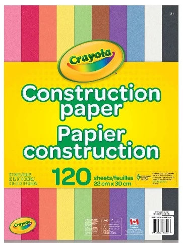 Crayola Paper Construction Pad 120 Sheets - Treasure Island Toys