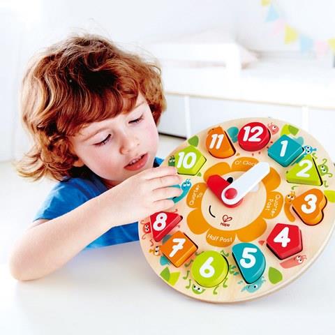 Hape Puzzle Chunky Clock - Treasure Island Toys