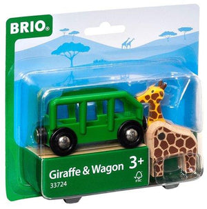 Brio Trains - Giraffe and Wagon - Treasure Island Toys