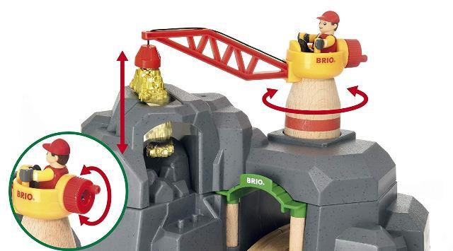 Brio Trains Destinations - Crane & Mountain Tunnel - Treasure Island Toys