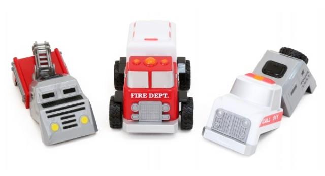 Magnetic Build a Fire Truck - Treasure Island Toys