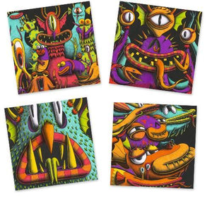 Djeco Art Kit - Colouring 3D Funny Freaks - Treasure Island Toys