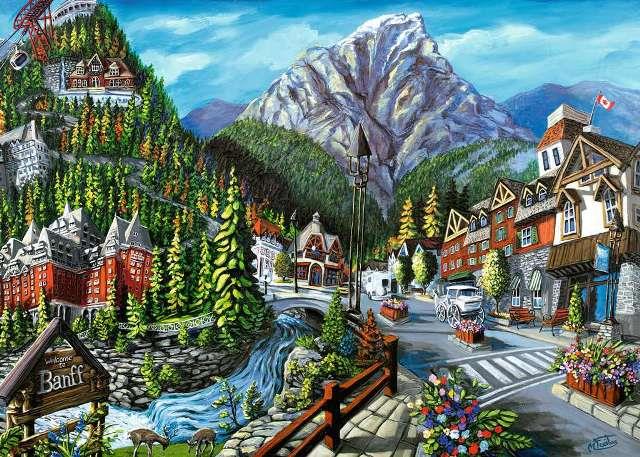 Ravensburger Puzzle Canadian Collection 1000 Piece, Welcome to Banff - Treasure Island Toys