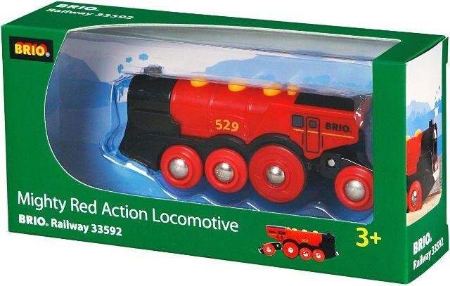 Brio Trains - Mighty Red Action Locomotive - Treasure Island Toys