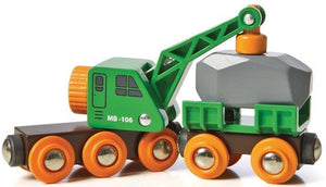 Brio Trains - Clever Crane Wagon - Treasure Island Toys