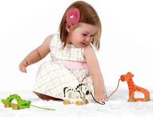 Hape Toddler Push & Pull Elephant - Treasure Island Toys