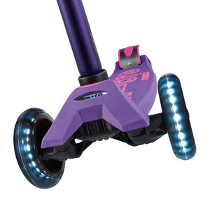 Kickboard Maxi Deluxe Scooter - Purple with LED Wheel