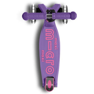 Kickboard Maxi Deluxe Scooter - Purple with LED Wheel