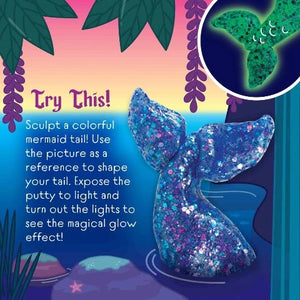 Aaron's Thinking Putty World Glowbrights - Mermaid Tale - Treasure Island Toys Toronto Ontario Canada