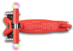Micro Kickboard Mini2Grow Deluxe Magic LED - Red - Treasure Island Toys