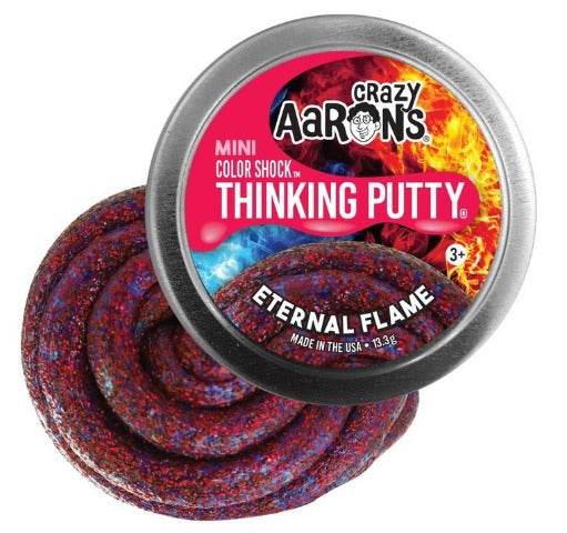 Aaron's Thinking Putty World Mini Color Shock - Eternal Flame - Treasure Island Toys
