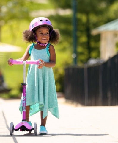 Micro Scooter Mini Deluxe Scooter - Lavender with LED Wheels - Treasure Island Toys