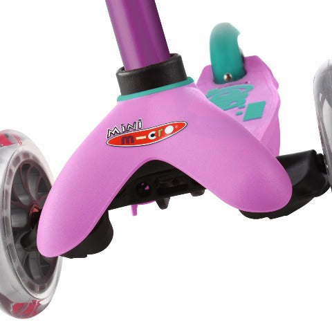 Micro Kickboard Mini Deluxe LED Scooter - Lavender - Treasure Island Toys