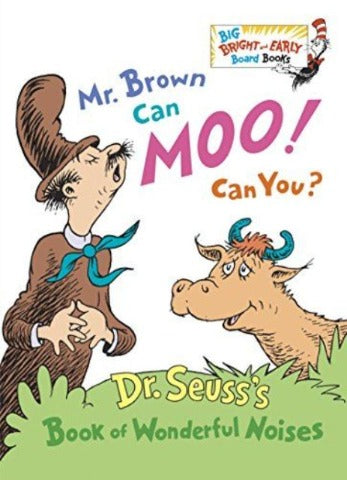 Dr. Seuss Mr. Brown Can Moo, Can You?, Board Book - Treasure Island Toys