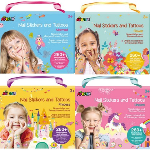 Nail Stickers & Tattoos - Treasure Island Toys