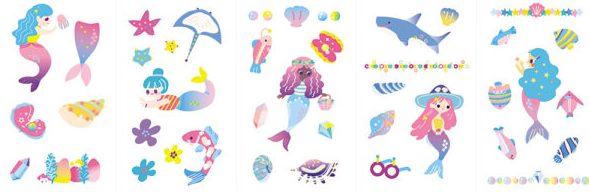 Nail Stickers & Tattoos - Treasure Island Toys