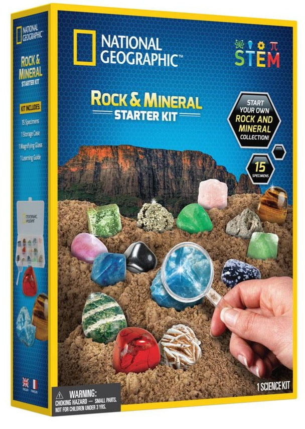 National Geographic Rock & Mineral Starter Kit - Treasure Island Toys