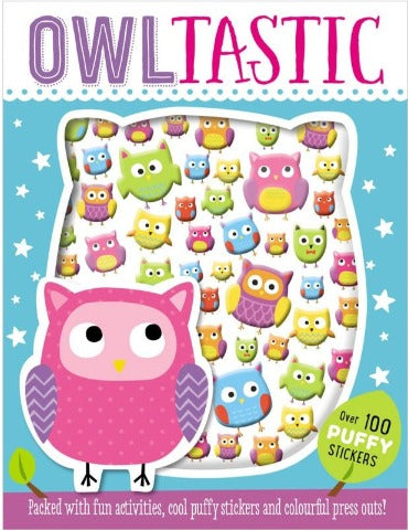 Puffy Stickers Activity Book:  Owltastic - Treasure Island Toys