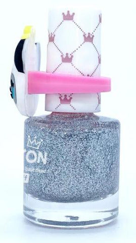 Suyon Pearl Glitter Silver Peel-Off Nail Polish - Panda - Treasure Island Toys