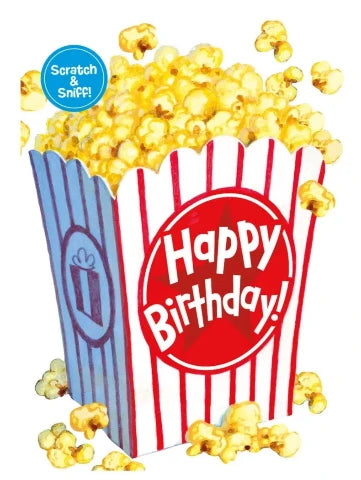 Greeting Card Birthday - Popcorn - Treasure Island Toys