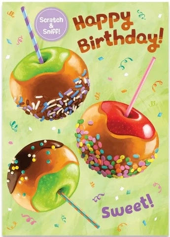 Greeting Card Birthday - Candy Apple - Treasure Island Toys