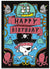Greeting Card Birthday - Pirate Neon - Treasure Island Toys
