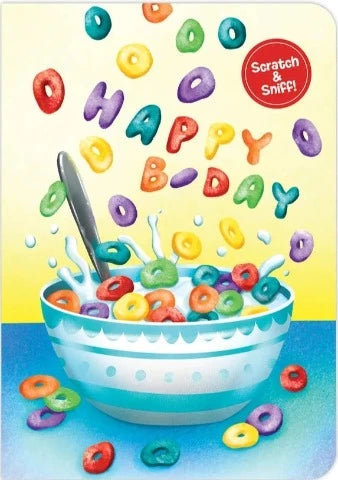 Greeting Card Birthday - Fruity Cereal - Treasure Island Toys