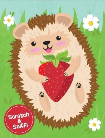 Greeting Card Enclosure - Hedgehog with Strawberry - Treasure Island Toys