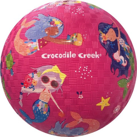 Crocodile Creek Playground Ball 5 Inch, Mermaids - Treasure Island Toys