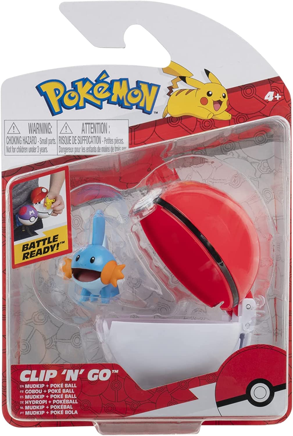 Pokemon Official Pikachu Clip and Go, Comes with Pikachu Action Figure and  Poké Ball, Toys & Games -  Canada