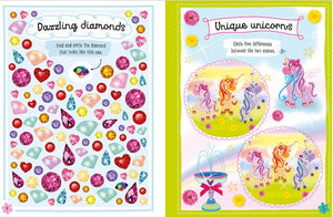 Puffy Stickers Activity Book:  I Love Unicorns - Treasure Island Toys