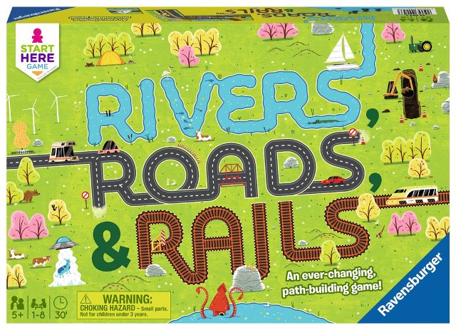 Ravensburger Game Rivers Roads & Rails - Treasure Island Toys