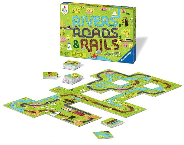 Ravensburger Game Rivers Roads & Rails - Treasure Island Toys