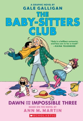 Baby-Sitters Club 5 Dawn and the Impossible Three, Graphic Novel - Treasure Island Toys